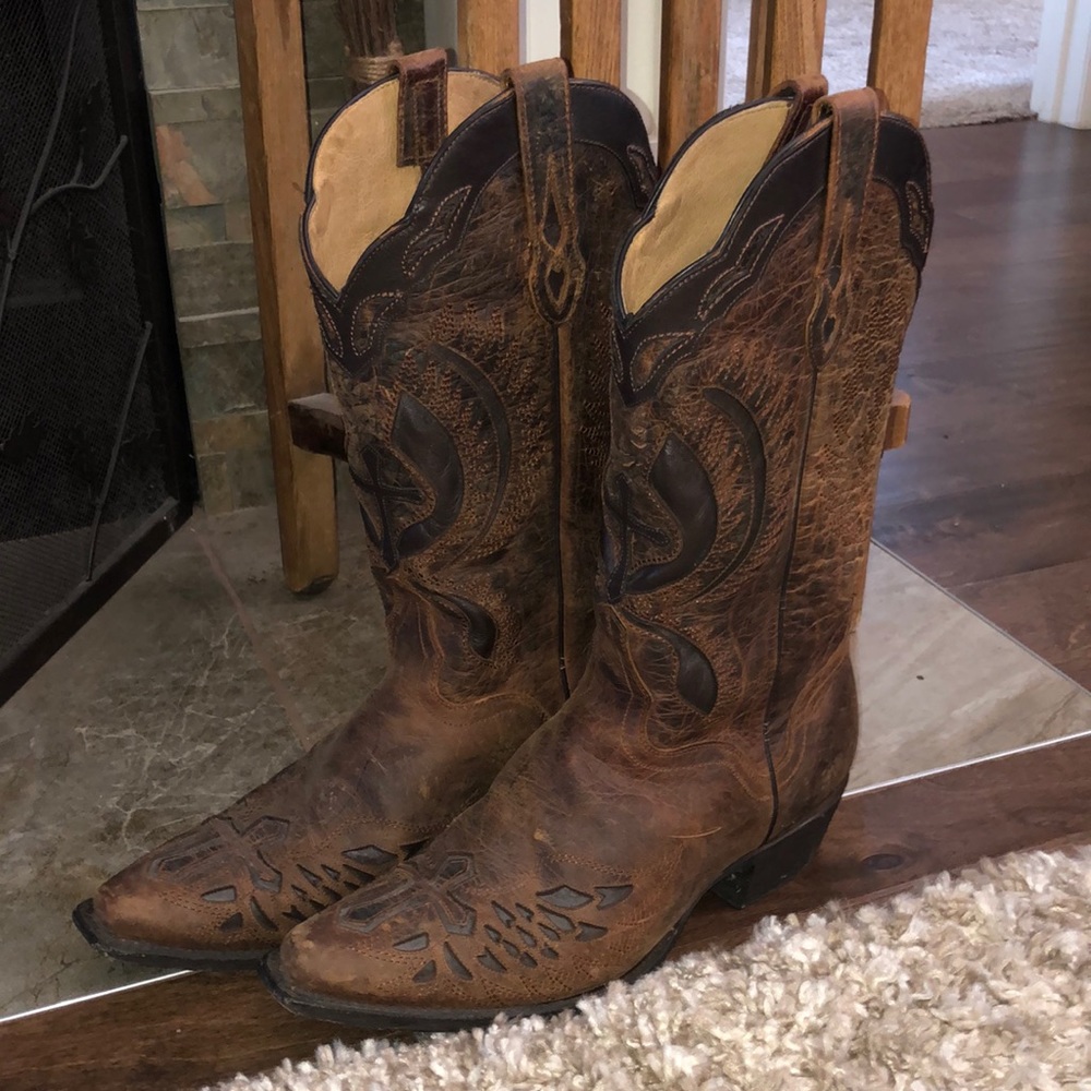 Men’s Leather Western Boots